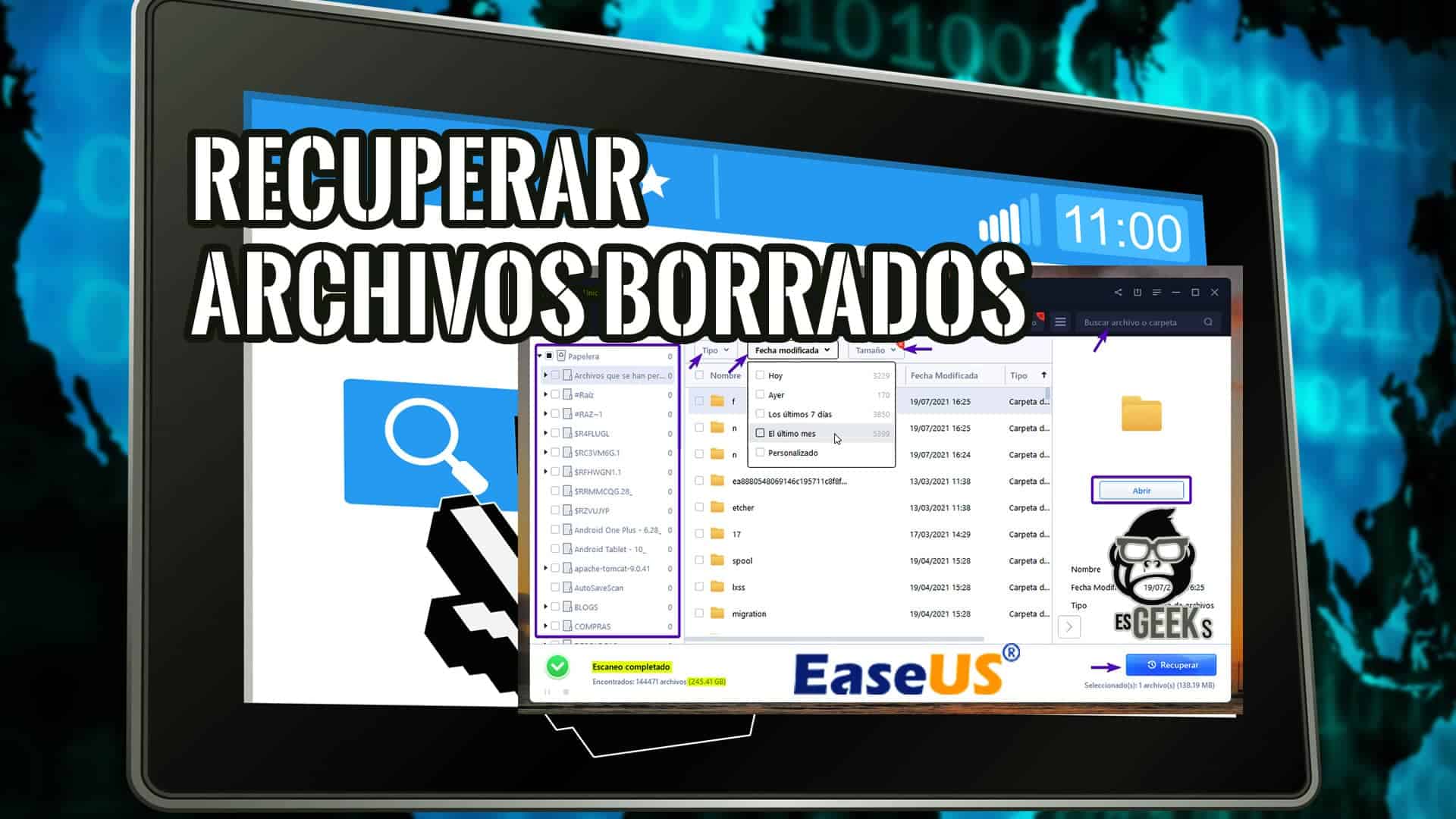 Recuperar Archivos Borrados con EaseUS Data Recovery