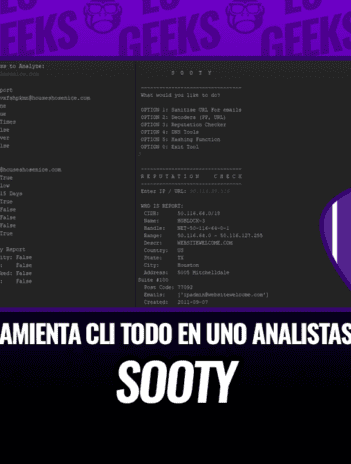 Sooty Herramienta CLI Todo en Uno de los Analistas del SOC