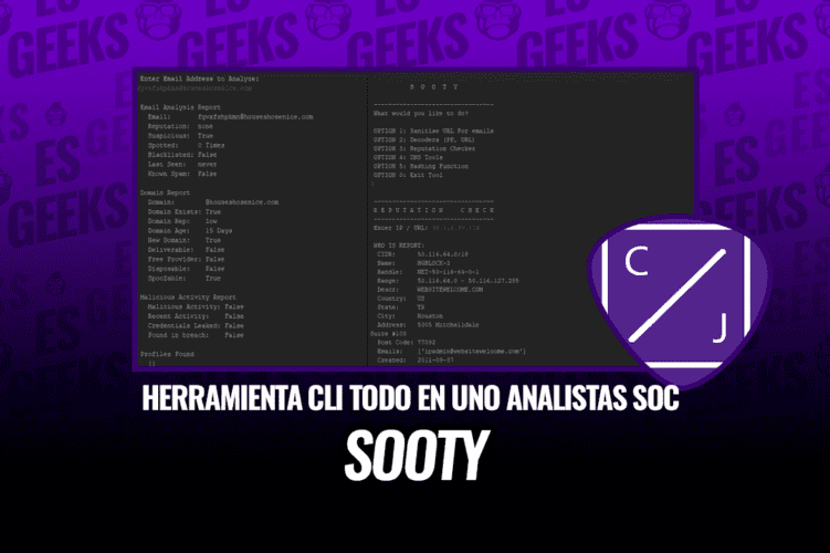 Sooty Herramienta CLI Todo en Uno de los Analistas del SOC