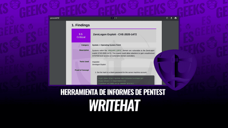 WriteHat Herramienta de Informes de Pentest escrita en Python