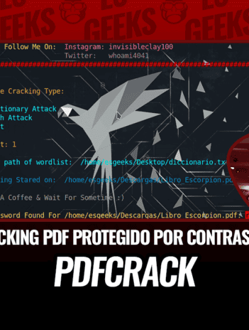 pdfcrack Cracking de Archivos PDF Protegidos Contraseña