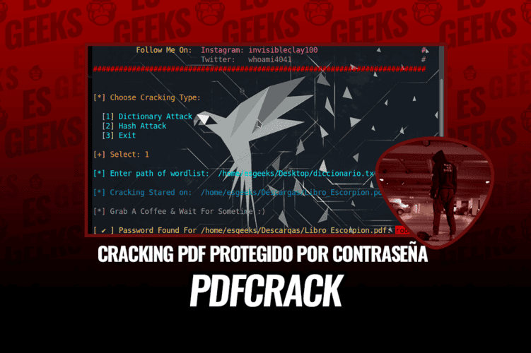 pdfcrack Cracking de Archivos PDF Protegidos Contraseña