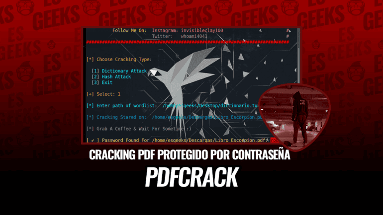 pdfcrack Cracking de Archivos PDF Protegidos Contraseña