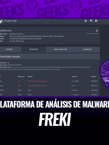 Freki Plataforma de Análisis de Malware de Código Abierto