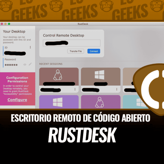 RustDesk Software de Escritorio Remoto de Código Abierto
