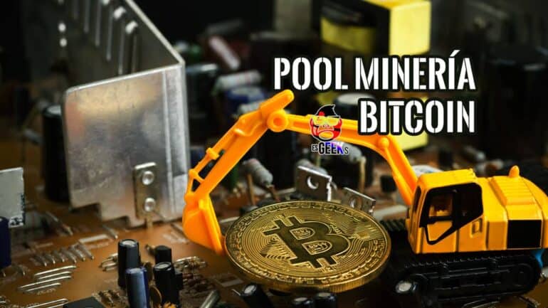 Concepto de Pool de Minería de Bitcoin