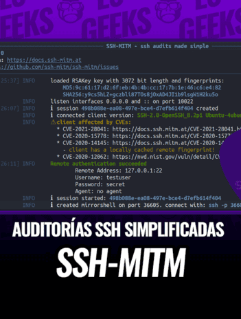 SSH-MITM para Auditorías SSH Simplificadas