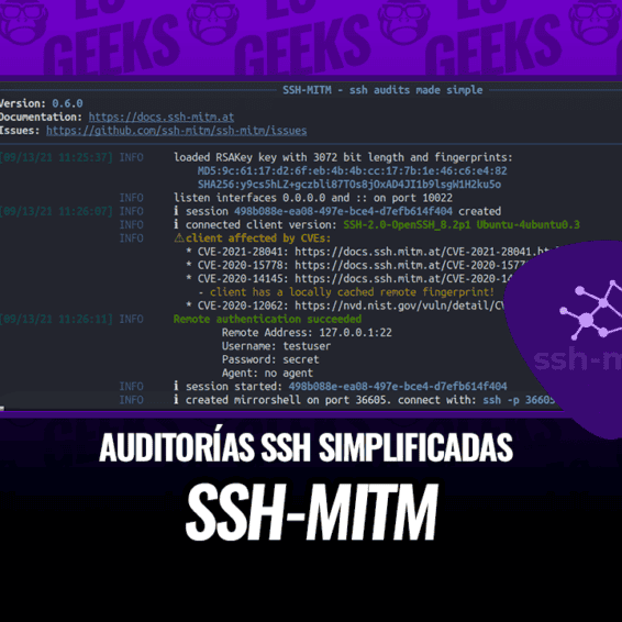 SSH-MITM para Auditorías SSH Simplificadas