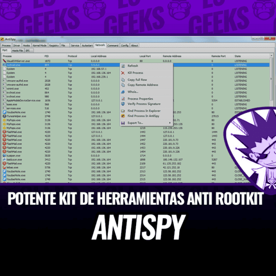 AntiSpy Un Potente Kit de Herramientas Anti Rootkit