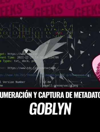 Goblyn Enumeración y Captura Metadatos de Archivos de Sitios Web