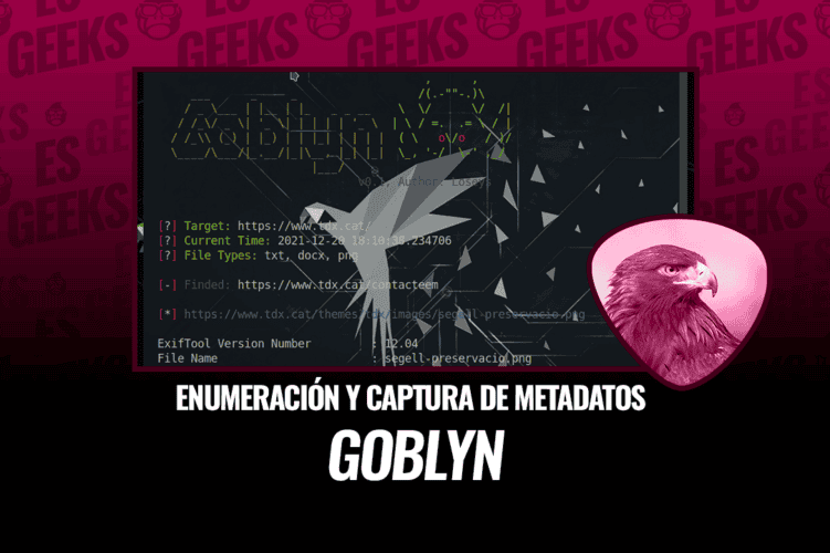 Goblyn Enumeración y Captura Metadatos de Archivos de Sitios Web