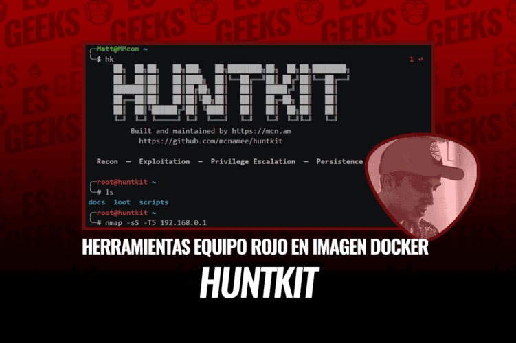 HuntKit Herramientas de Equipo Rojo en una sola imagen Docker