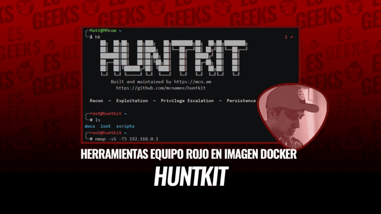 HuntKit Herramientas de Equipo Rojo en una sola imagen Docker