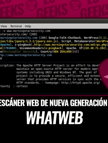 WhatWeb Escáner Web de Nueva Generación