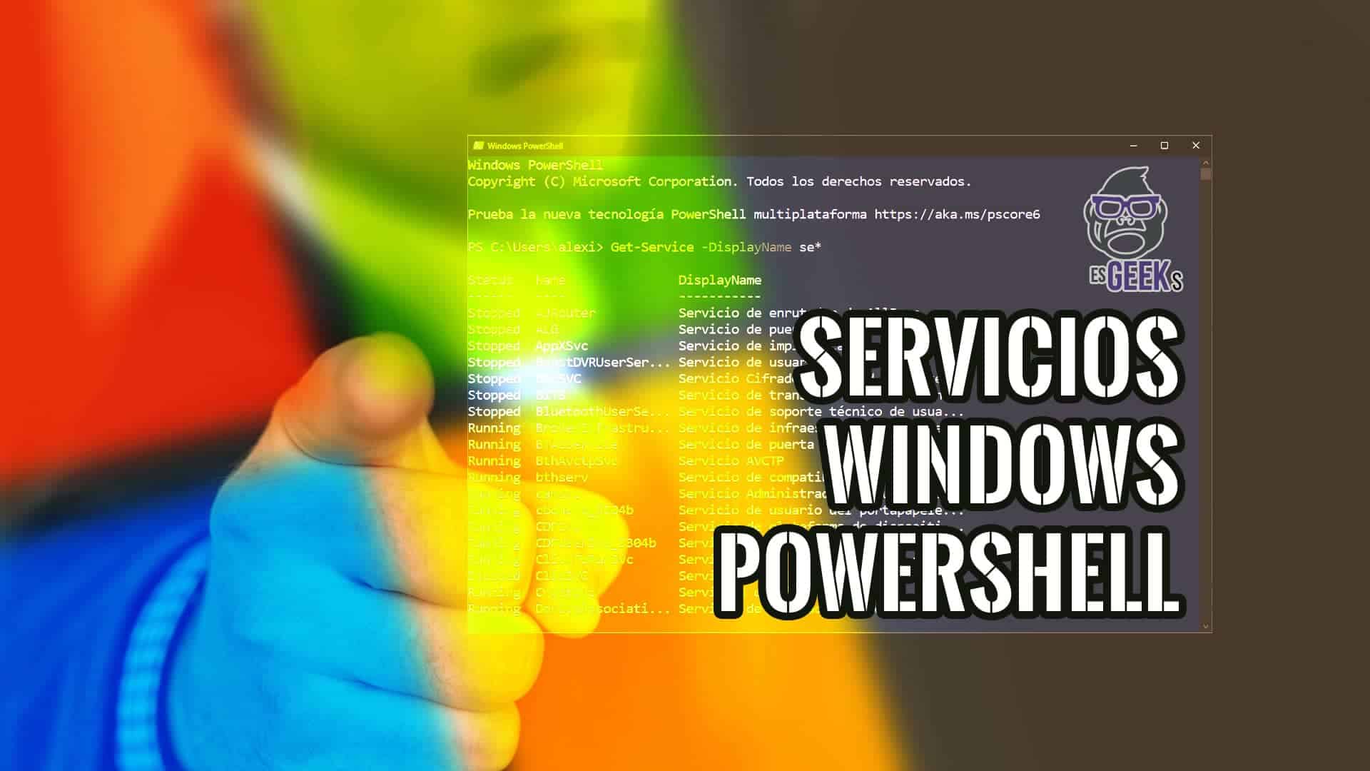 Administrar Servicios de Windows mediante PowerShell