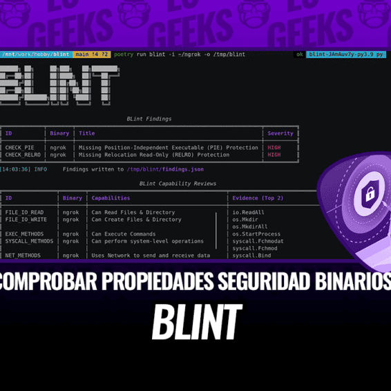 BLint Comprobar Propiedades de Seguridad Ejecutables Binarios