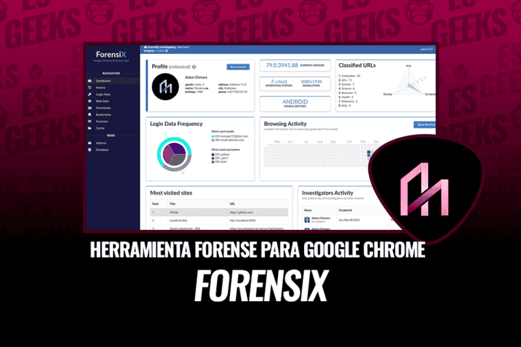 ForensiX Herramienta Forense para Google Chrome