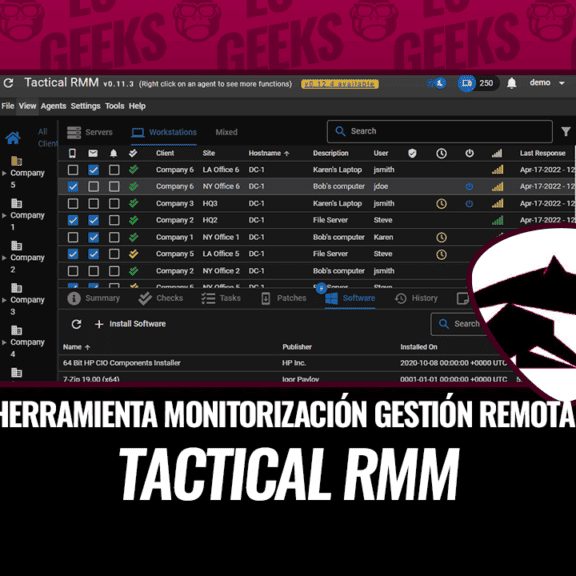 Tactical RMM Herramienta de Monitorización y Gestión Remota