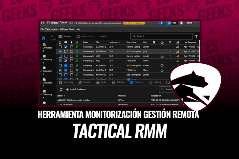 Tactical RMM Herramienta de Monitorización y Gestión Remota