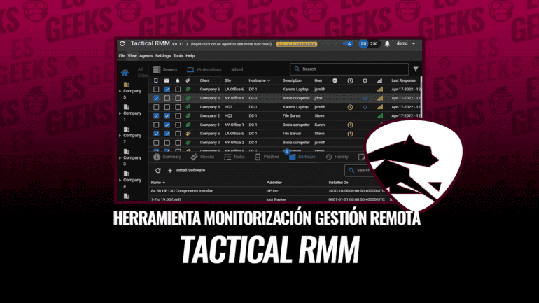 Tactical RMM Herramienta de Monitorización y Gestión Remota