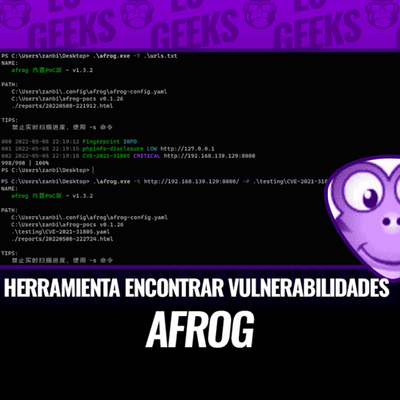 Afrog Una Herramienta para Encontrar Vulnerabilidades