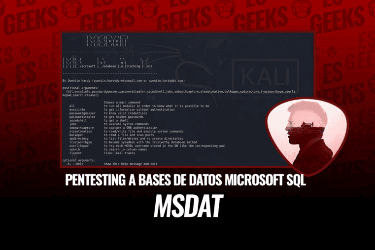 MSDAT Herramienta Pentesting a Bases de Datos Microsoft SQL