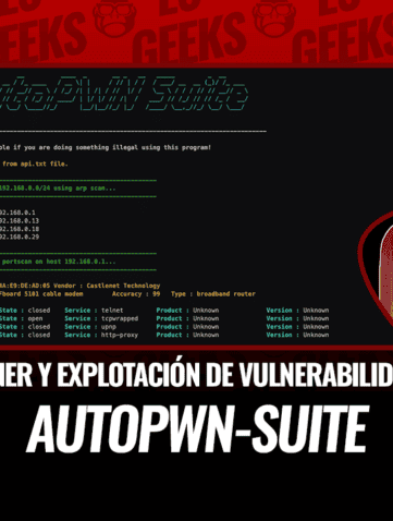 AutoPWN-Suite: Escáner y Explotación de Vulnerabilidades