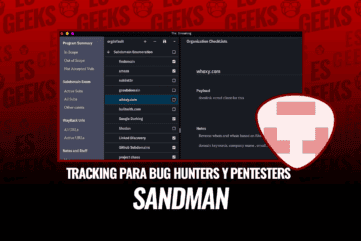 Sandman Herramienta de Tracking para Bug Hunters y Pentesters