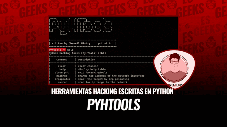 PyHTools Colección de Herramientas de Hacking Escritas en Python
