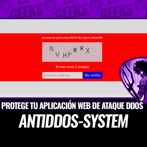 AntiDDOS-system Proteger tu app web de ataques DDOS