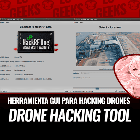 Drone Hacking Tool Herramienta GUI para Hacking Drones