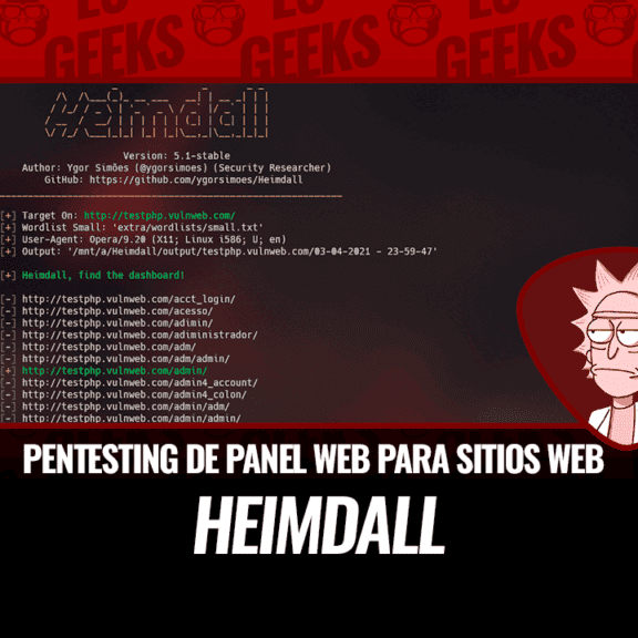 Heimdall Pentesting de Panel Web para Sitios Web