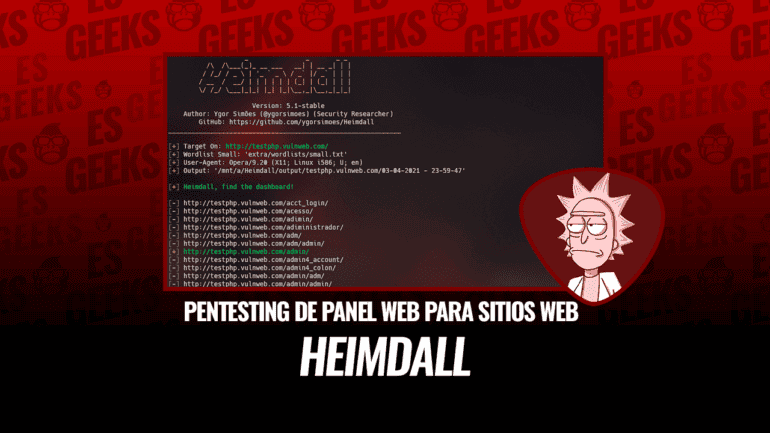 Heimdall Pentesting de Panel Web para Sitios Web