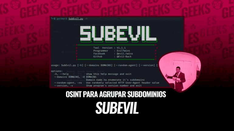 SubEvil Framework OSINT para Agrupar Subdominios