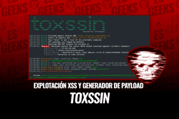 toxssin Explotación XSS y Generador de Payload