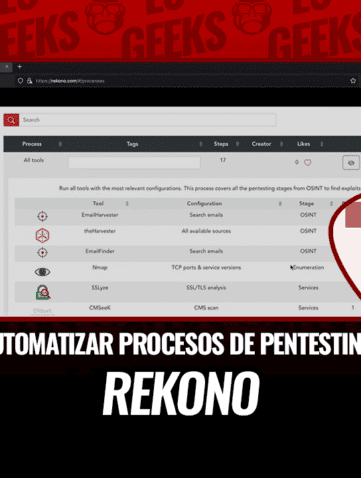 Rekono Automatizar Procesos Completos de Pentesting