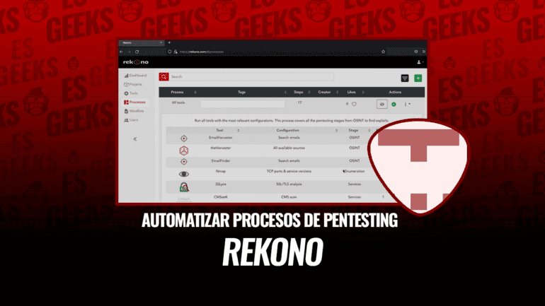 Rekono Automatizar Procesos Completos de Pentesting