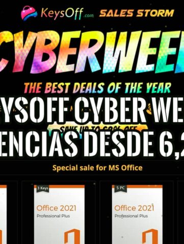 Promo de Keysoff por Cyber Week