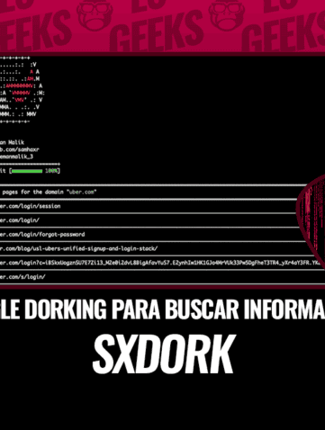 SXDork Uso de Google Dorking para Buscar Información en Internet