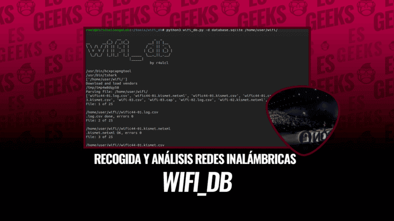 WiFi_DB Herramienta para Recogida y Análisis Datos de Redes Inalámbricas
