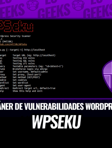 WPSeku Escáner de Vulnerabilidades de Seguridad para WordPress
