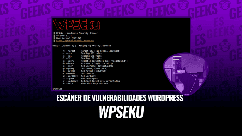 WPSeku Escáner de Vulnerabilidades de Seguridad para WordPress