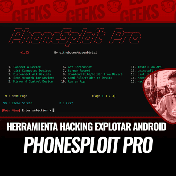 PhoneSploit Pro Herramienta Hacking para Explotar Android