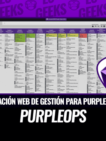 PurpleOps Aplicación Web de Gestión de Purple Team