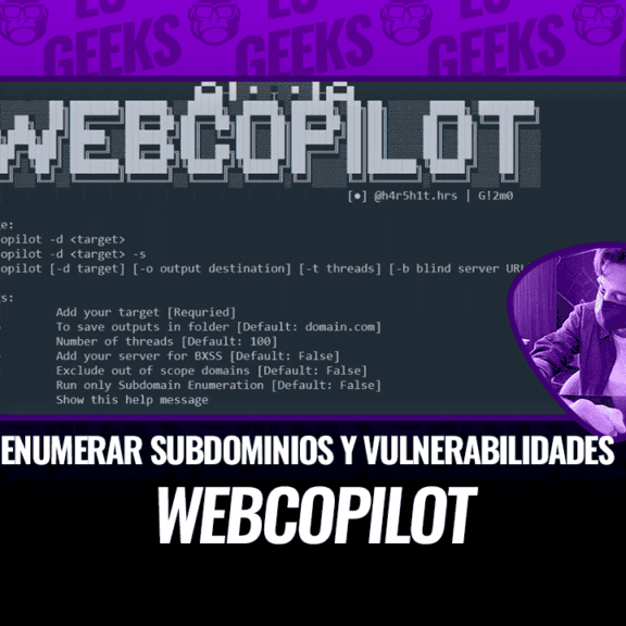 WebCopilot Enumeración de Subdominios y Busca Vulnerabilidades