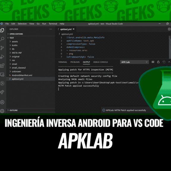 APKLab Workbench de Ingeniería Inversa de Android para VS Code