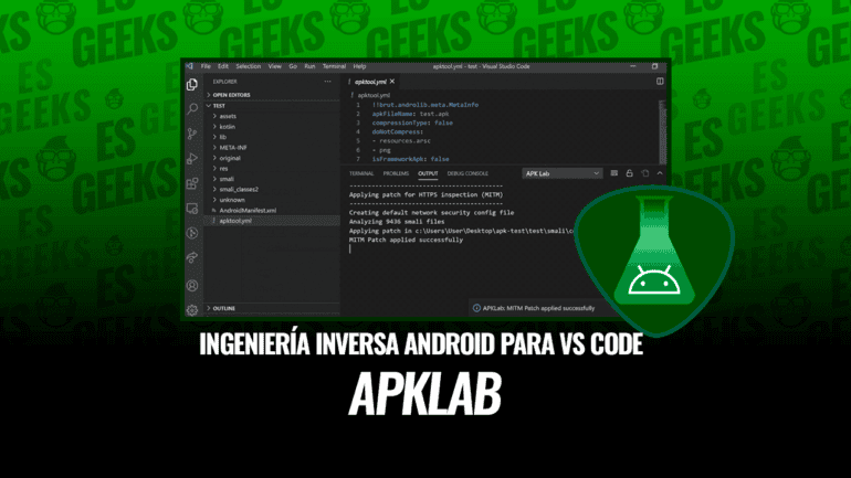 APKLab Workbench de Ingeniería Inversa de Android para VS Code