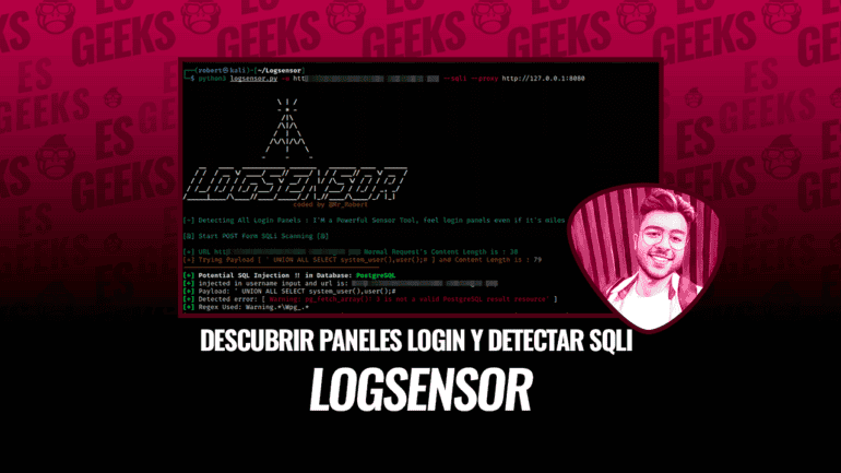 Logsensor Descubrir Paneles Inicio Sesión y Detectar SQLi