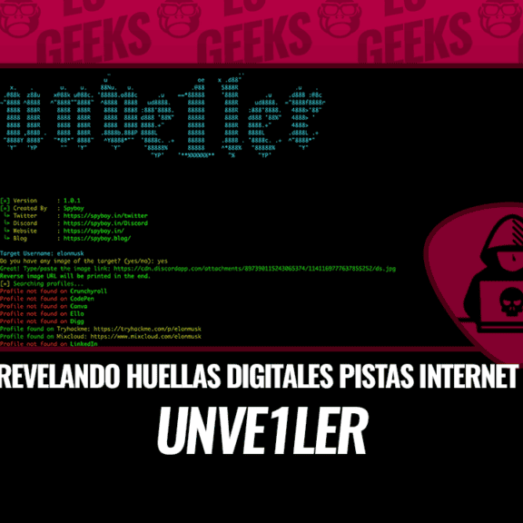 Unve1ler Revelando Huellas Digitales y Pistas Visuales en Internet
