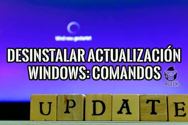Cómo Desinstalar una Actualización de Windows GUI y Comandos